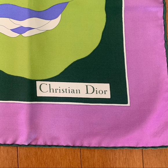 Christian Dior vintage silk scarf - Picture 2 of 8